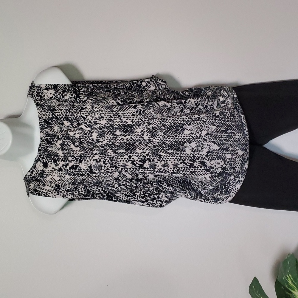 a.n.a, Size Large snake skin vibe flowing under sleeve.